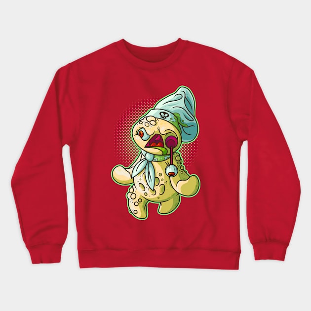 Dough Zombie Crewneck Sweatshirt by ArtisticDyslexia